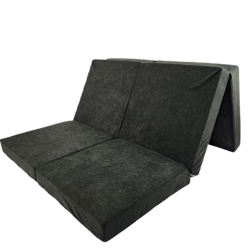 Materac składany Shuko 1-2osobowy  Mikrofaza 189 x 126 x 10 cm z pokrowcem