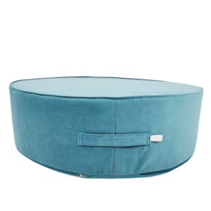 Pufa okrągła dla dzieci XXL - średnica 80 cm - widoczny uchwyt