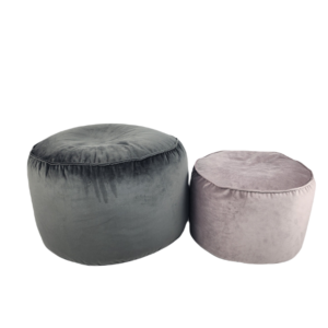 Pufa okrągła Bajka Velwet 2 kolory