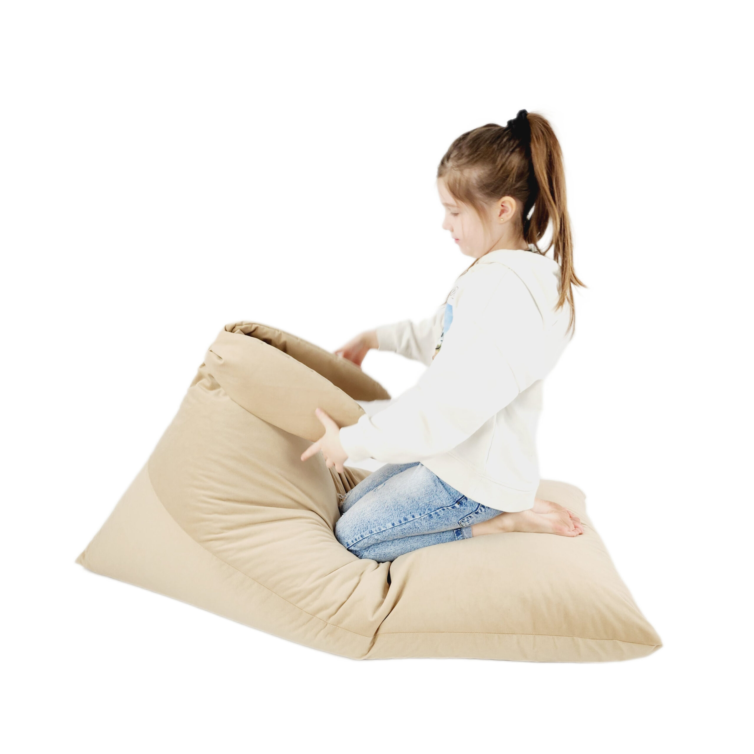 Worek Siedzisko z uszami do pokoju dziecięcego