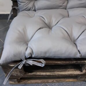 Poducha na meble ogrodowe - zawiązany troczek