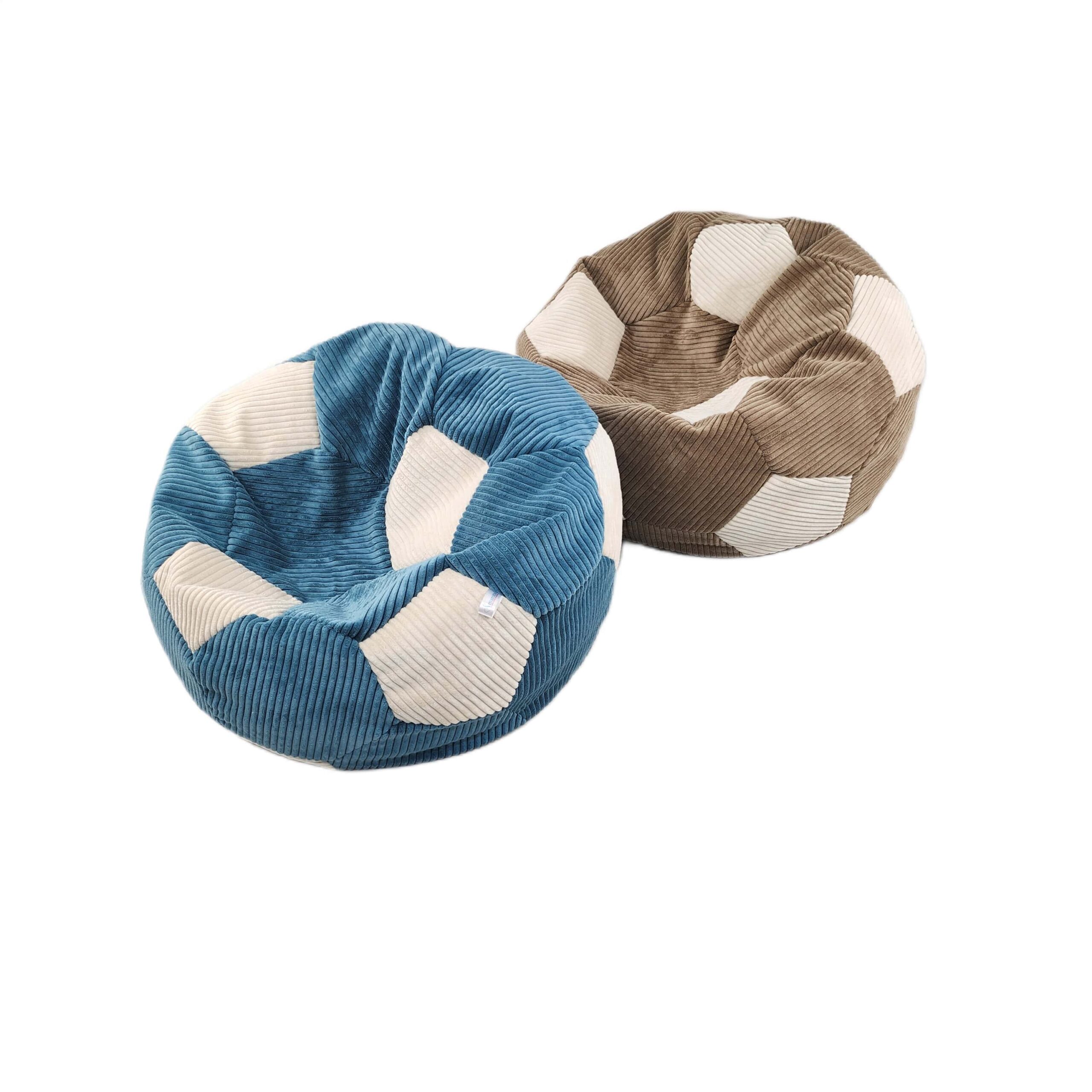 Pufa Piłka ze sztruksu 70 cm