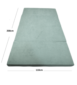 Materac 4-częściowy RICO 200x110x8 z wymiarami rozłożony