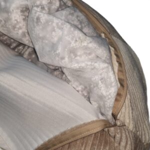 Pufa Piłka ze sztruksu 70 cm - środek piłki